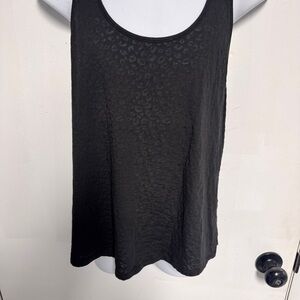 Victoria's Secret Black Relaxed Sleeveless Tank Top